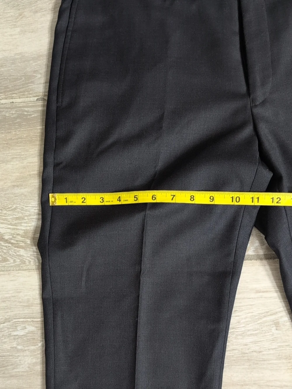 35x31 Men's Wearhouse ToBlack Tailored Suit Pants | Black Dress Pants